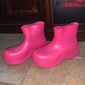 Women's Pink Winter & Rain Boots